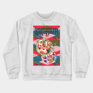 Don We Now Our Gay Apparel (Vintage Gay Christmas Card) Crewneck Sweatshirt